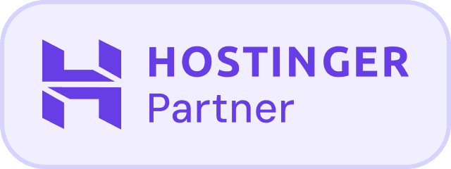 Hostinger Partner Badge